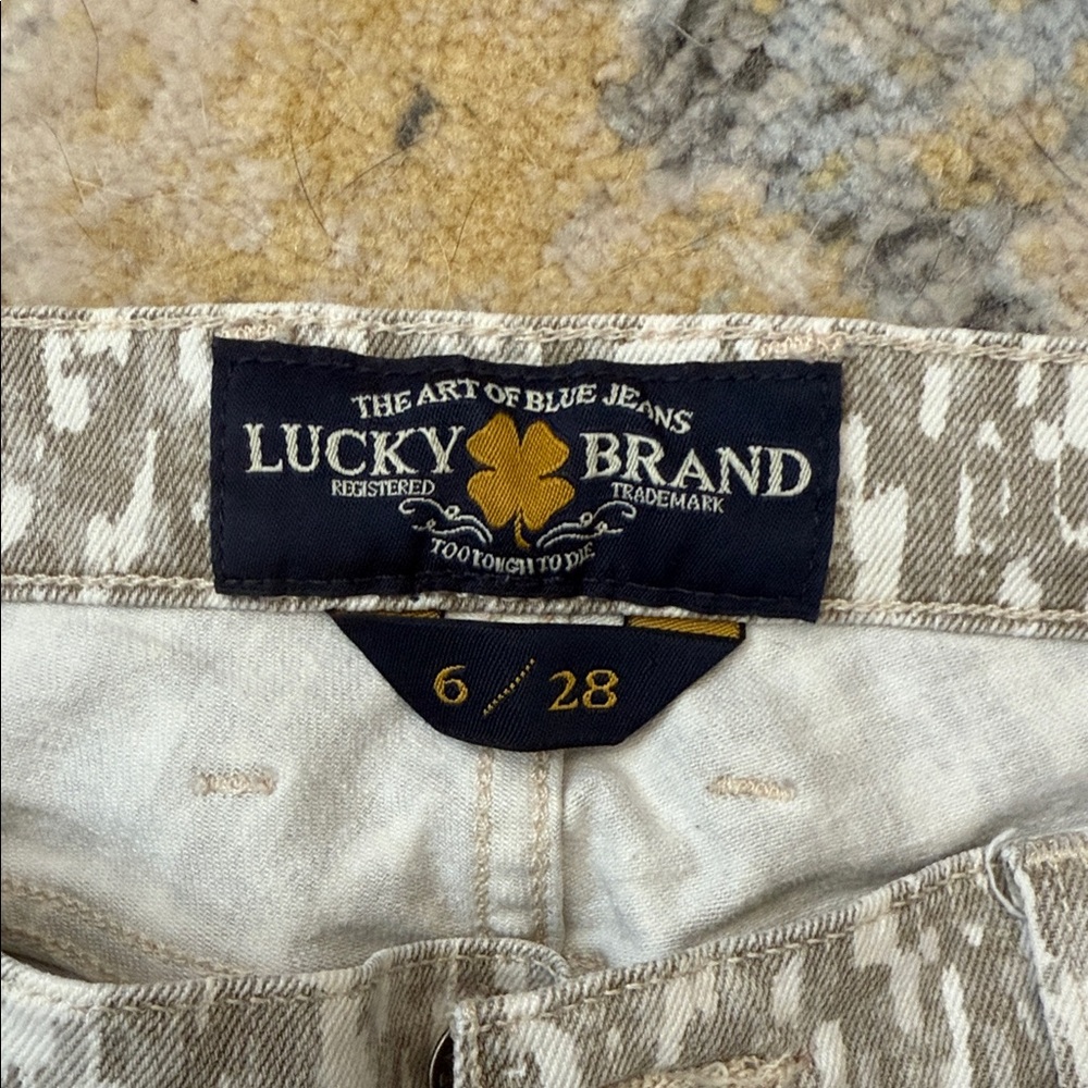 Lucky Brand Sofia Capri Patterned Pants - image 2